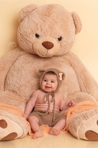 BabyDi, Fotografia de bebé, urso