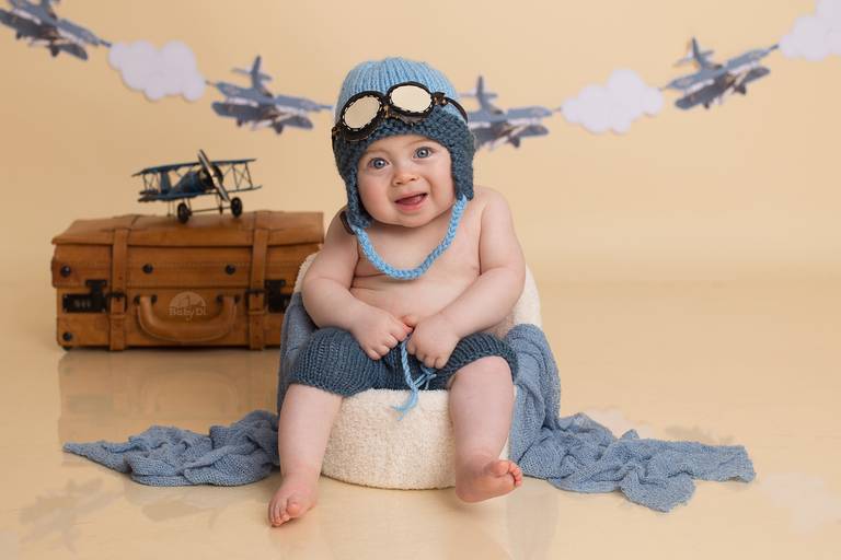 BabyDi, Fotografia de bebé, piloto, avião, tap, comandante