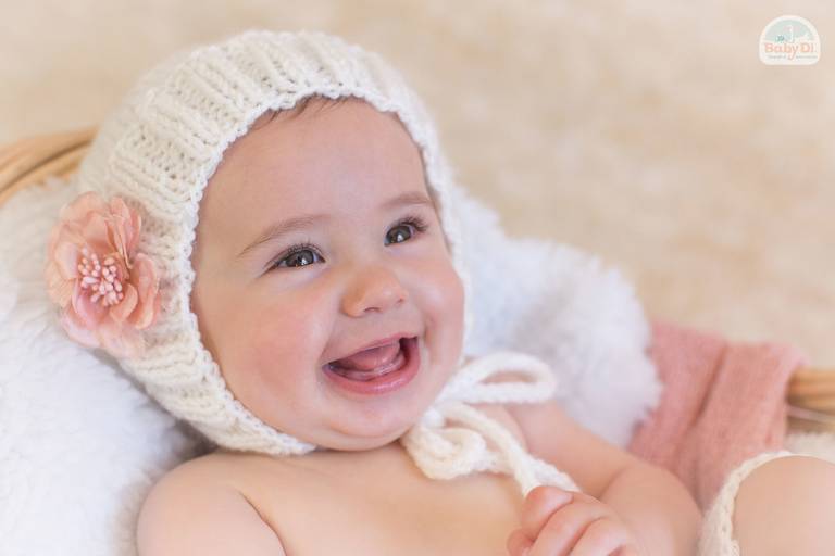 BabyDi, Fotografia de bebé, flores