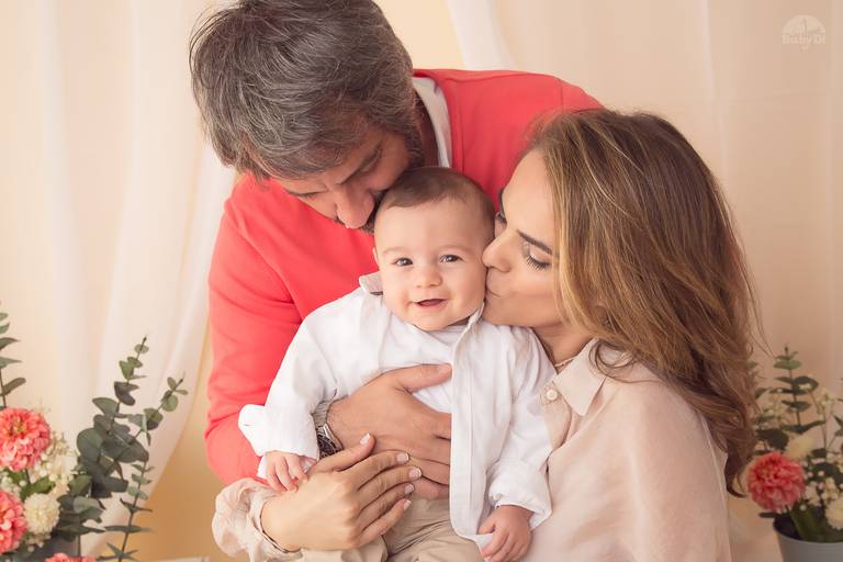 BabyDi, Fotografia de bebé, beijinho, pais