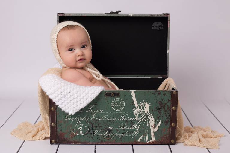 BabyDi, Fotografia de bebé, baú