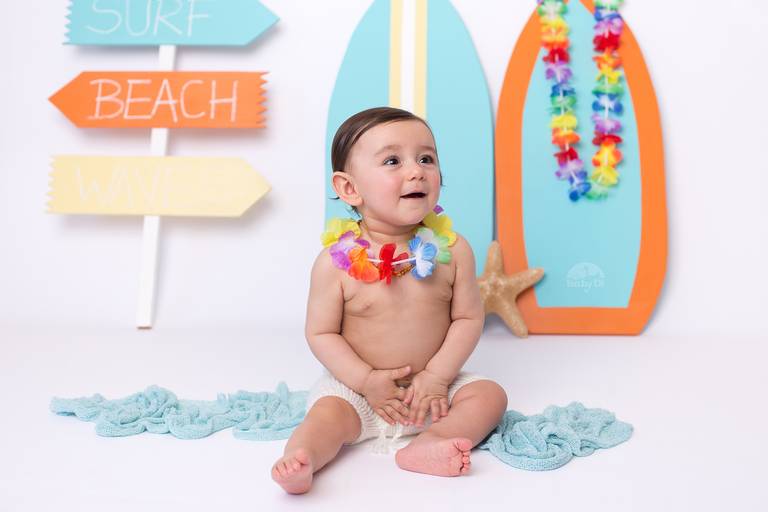 BabyDi, Fotografia de bebé, surf, surfista