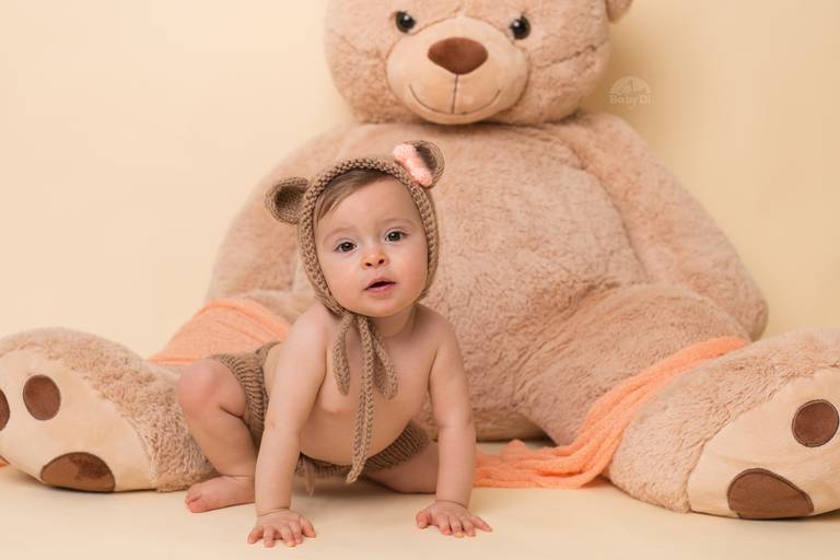 BabyDi, Fotografia de bebé, urso
