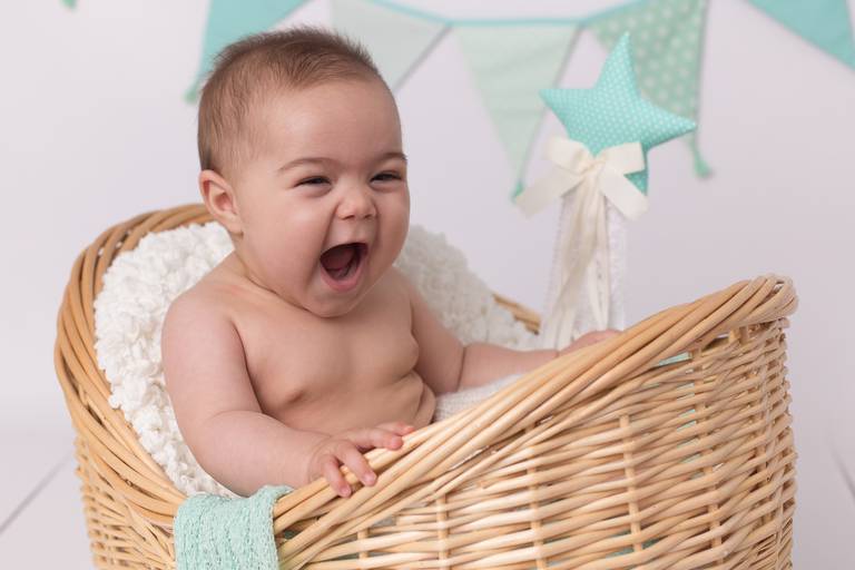 BabyDi, Fotografia de bebé, gargalhada