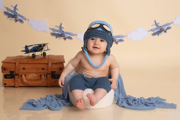 BabyDi, Fotografia de bebé, aviador