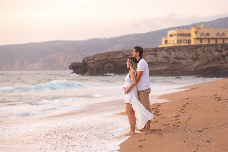 BabyDi, Sessão fotográfica de gravidez, gravida, praia da cresmina, guincho