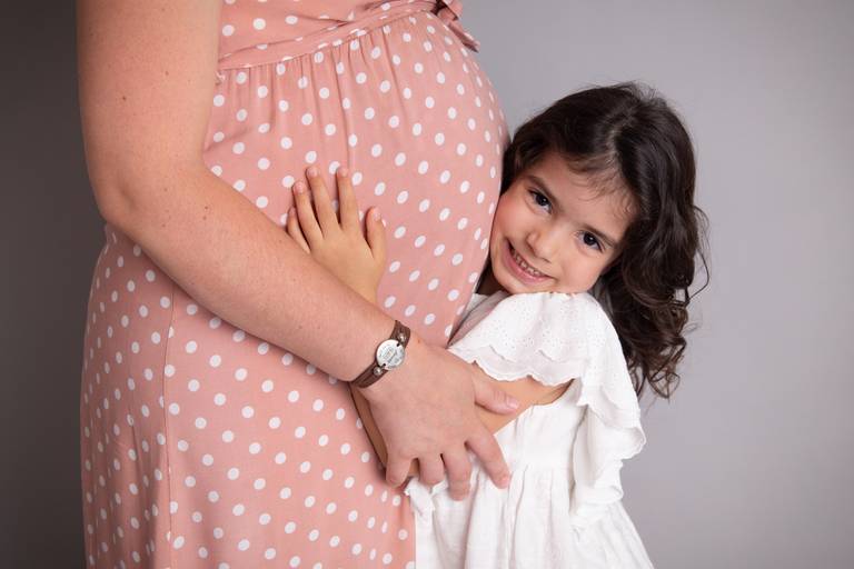 BabyDi, sessão fotográfica de grávida em estúdio, oeiras, crianças