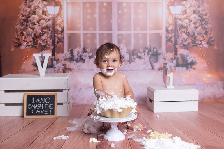 BabyDi, Smash the Cake, cenário de Natal, 1 Ano, Fotografia bebés,  Oeiras, Lisboa, Cascais, Sintra