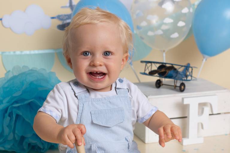 BabyDi, Smash the Cake aviador azul claro