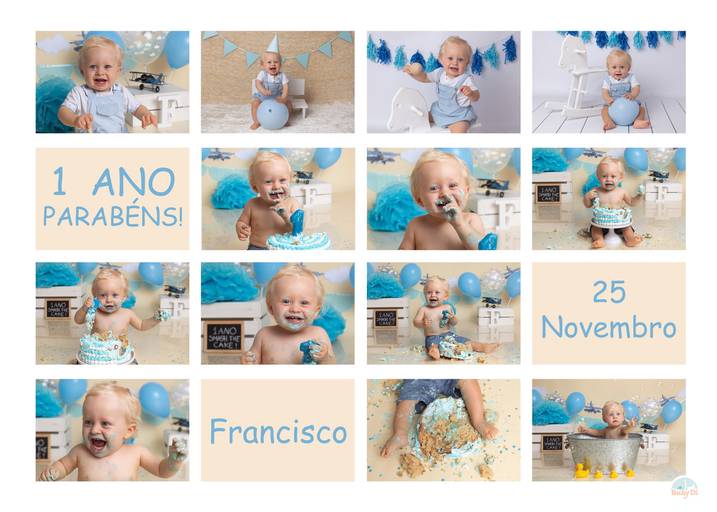 BabyDi, Smash the Cake aviador azul claro