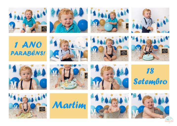 Babydi, Smash the Cake, azul e dourado