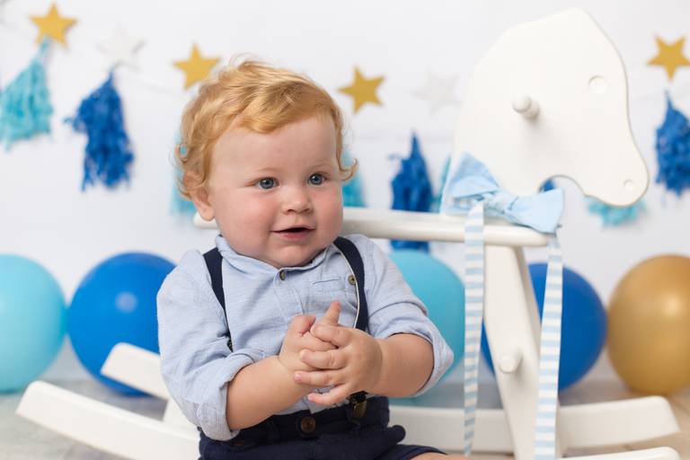 Babydi, Smash the Cake, azul e dourado