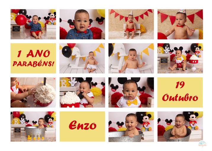 Smash the Cake, Mickey amarelo e encarnado