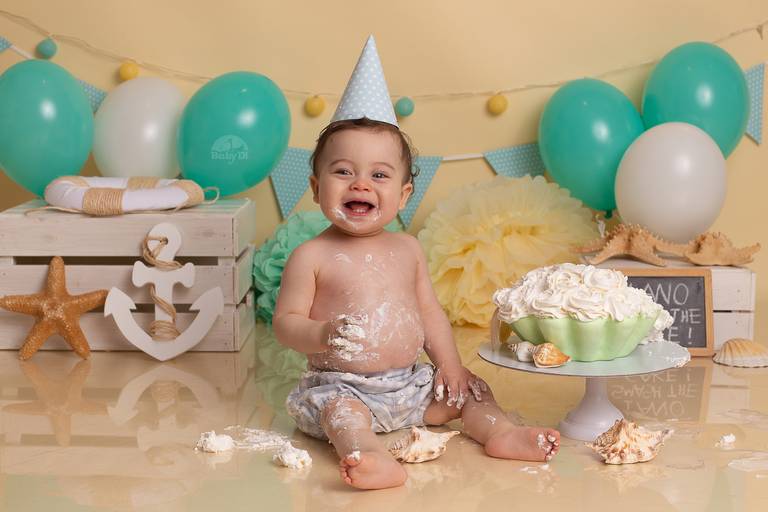 BabyDi, Smash the Cake praia, nautico, verde água e branco, melhores fotógrafos de Smash the Cakes