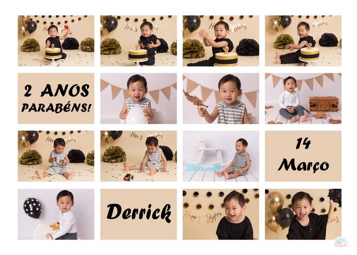 BabyDi, Smash the Cake preto e dourado