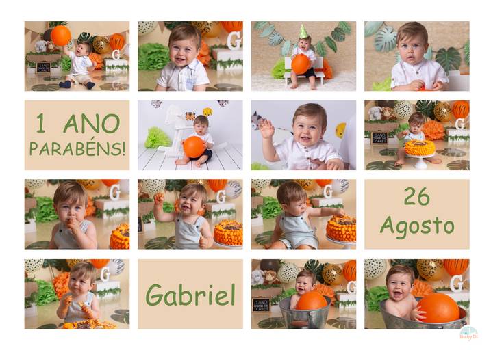 BabyDi, Smash the Cake, Animais da Selva, Sessão fotográfica bebés, oeiras, lisboa, cascais