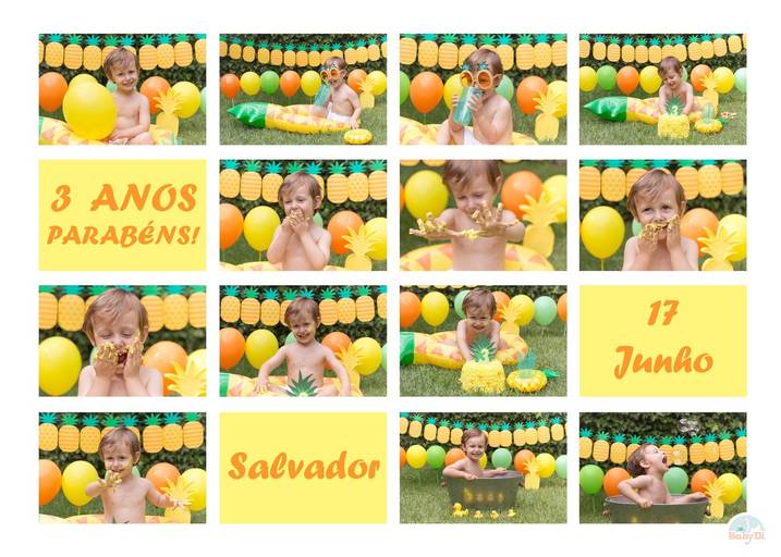 BabyDi, Smash the Cake tropical, ananás, verão