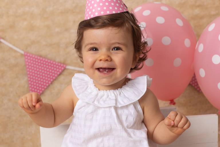 BabyDi, Smash the Cake verde agua, cor de rosa e amarelo, Estrelinhas e nuvens