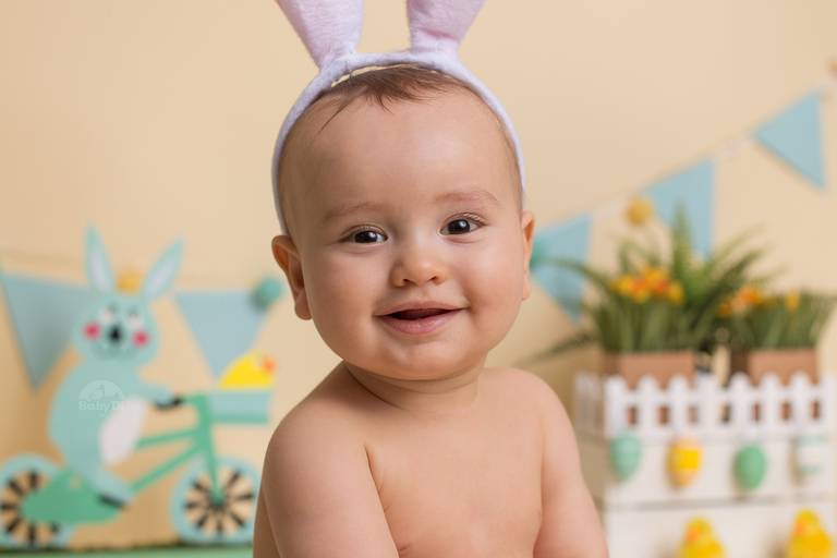 BabyDi, Sessão fotográfica de bebé, Mini sessões da Páscoa, oeiras, Lisboa, coelhinho