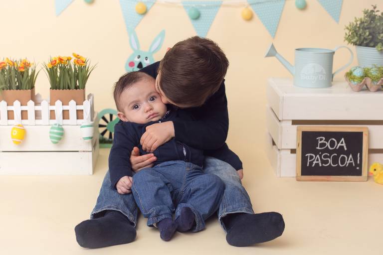 BabyDi, Sessão fotográfica de bebé, Mini sessões da Páscoa, oeiras, Lisboa, irmãos