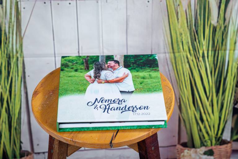 álbum de casamento
