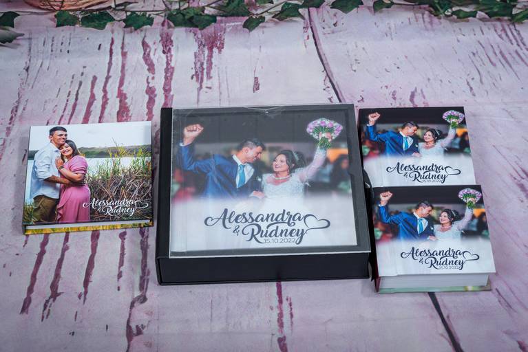 álbum de casamento