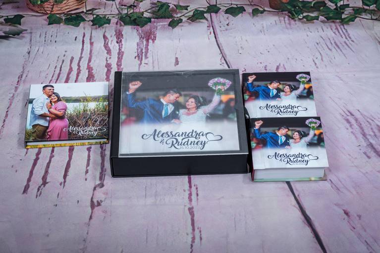 álbum de casamento