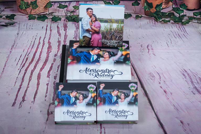 álbum de casamento