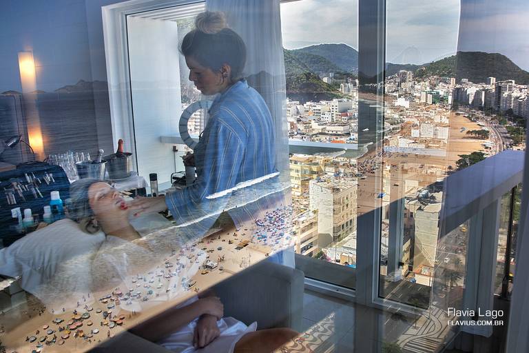 Fotografia de Casamento no Rio de Janeiro RJ Flavia Lago Flavius Making of noiva praia