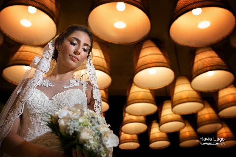 Fotografia de Casamento no Rio de Janeiro RJ Flavia Lago Flavius Noiva Luzes