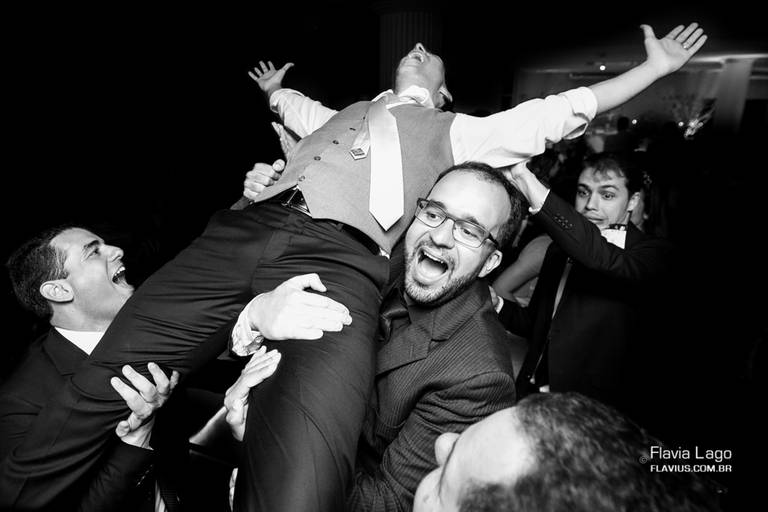 Fotografia de Casamento no Rio de Janeiro RJ Flavia Lago Flavius noivo amigos