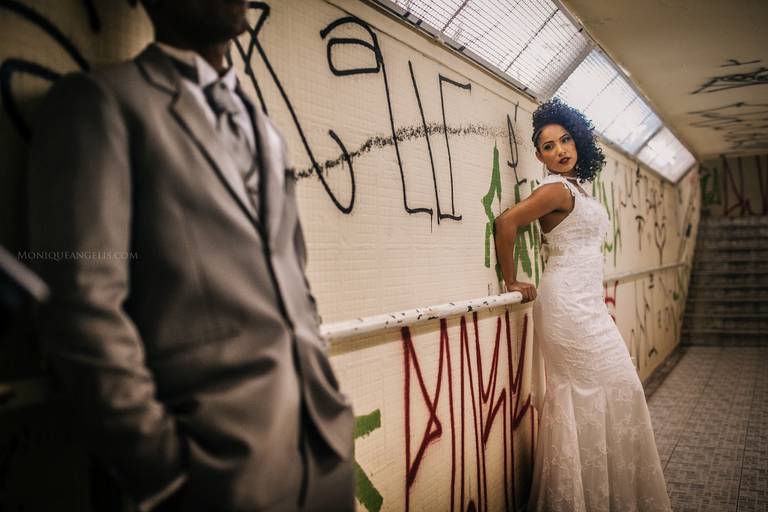 Monique Angelis - Ensaio de noivos thash the dress Larissa e Guto - noiva