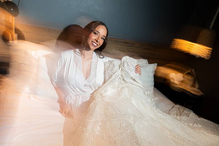 noiva no dia de noiva