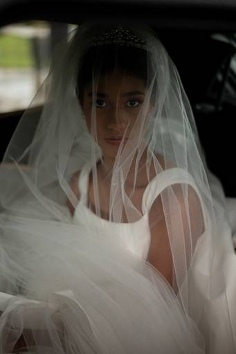 noiva classica de veu