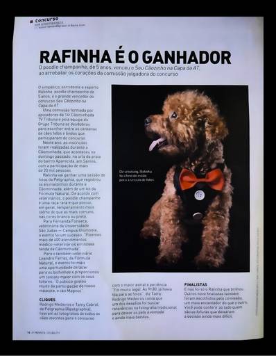 Matéria da Revista AT Revista - página 1  