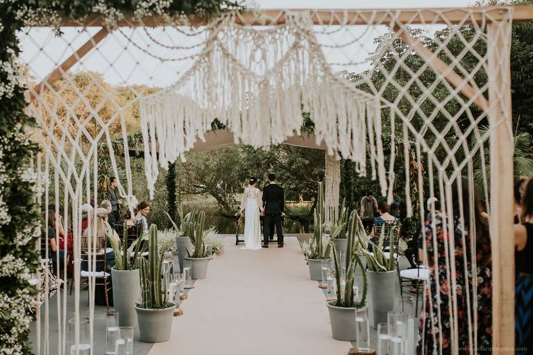boda en terrazas del bosque