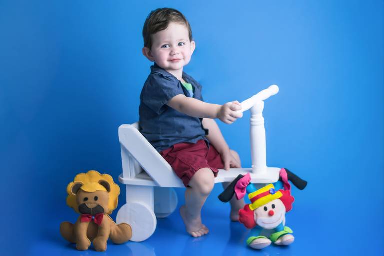 Acompanhamento mensal de bebê circo