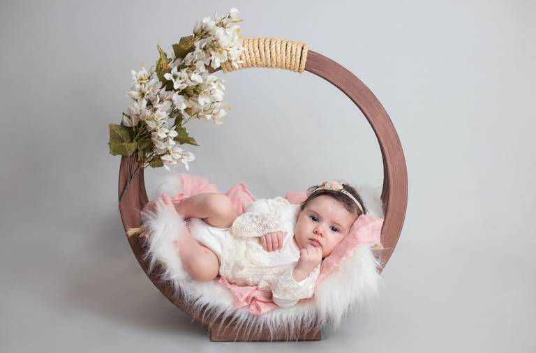Ensaio fotográfico de bebê