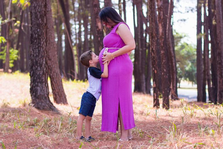 Ensaio gestante externa