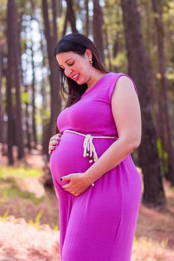 Ensaio gestante externa