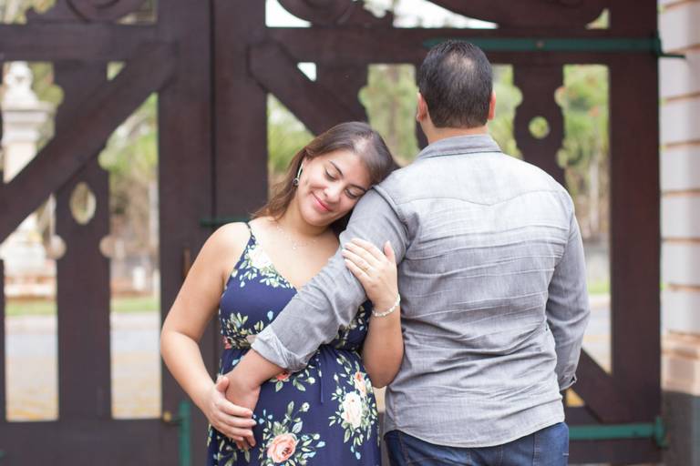 Ensaio gestante externa