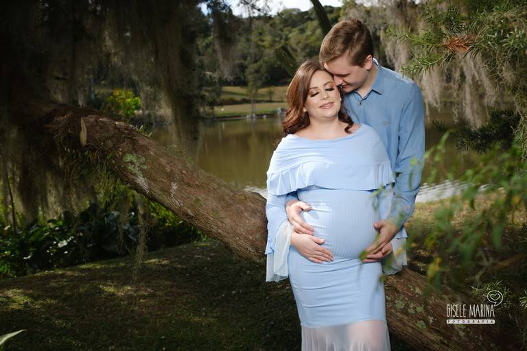 Aguardando a chegada do bebê ensaio gestante chácara Ienkot São José dos Pinhais PR