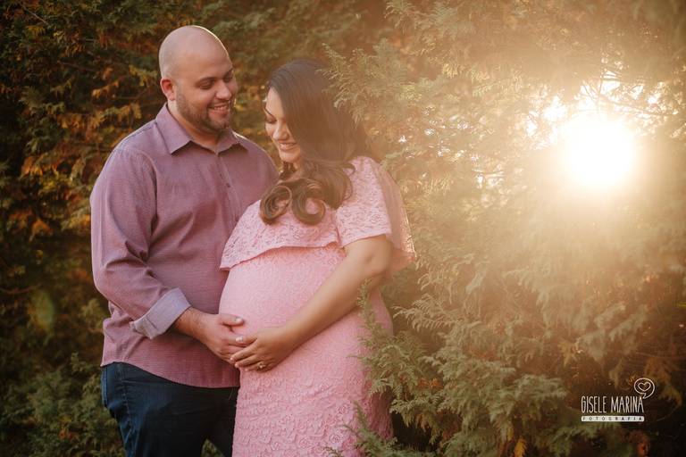 Ensaio de gestante no outono em Campo Magro PR