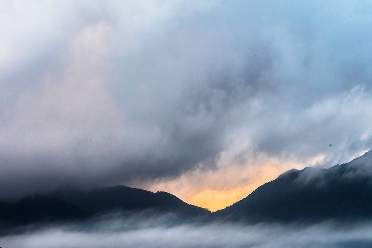 Paisagem minimalista de Cananéia-SP