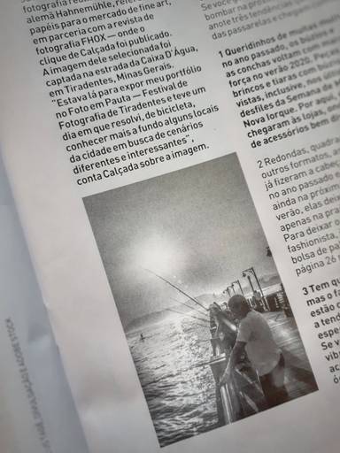 Trabalho do fotógrafo Dennis Calçada é destaque na AT Revista  (08.12.19) do Grupo A Tribuna