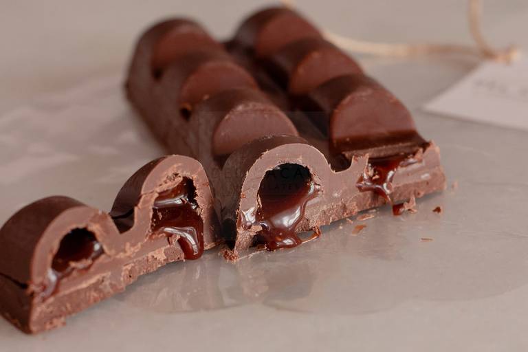 TABLETE AO LEITE CALDA DE CHOCOLATE