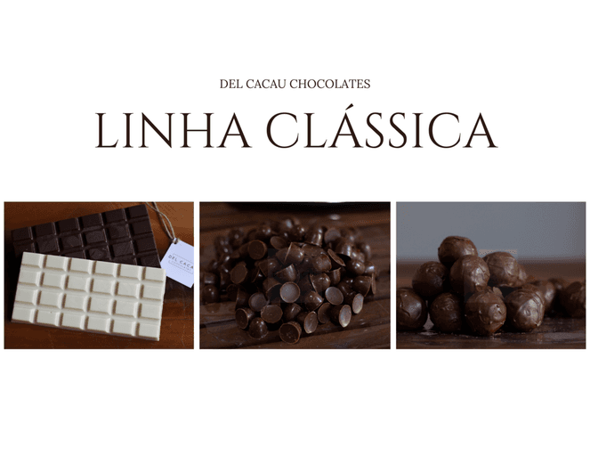 CHOCOLATES AO LEITE, 50% CACAU E BRANCO