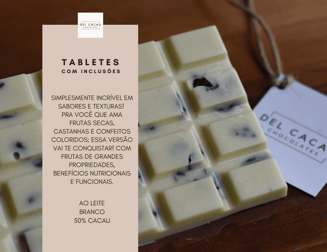 TABLETE BRANCO FRUTAS E CASTANHAS