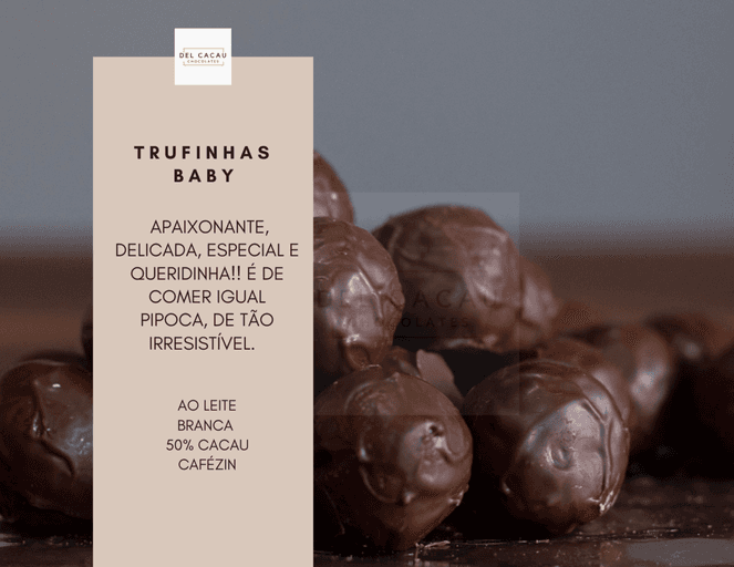 TRUFAS BABY AO LEITE