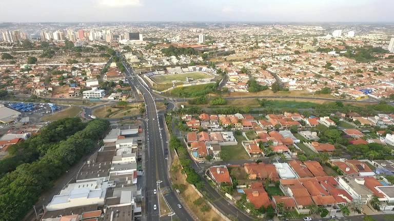 Limeira vista ampla - drone